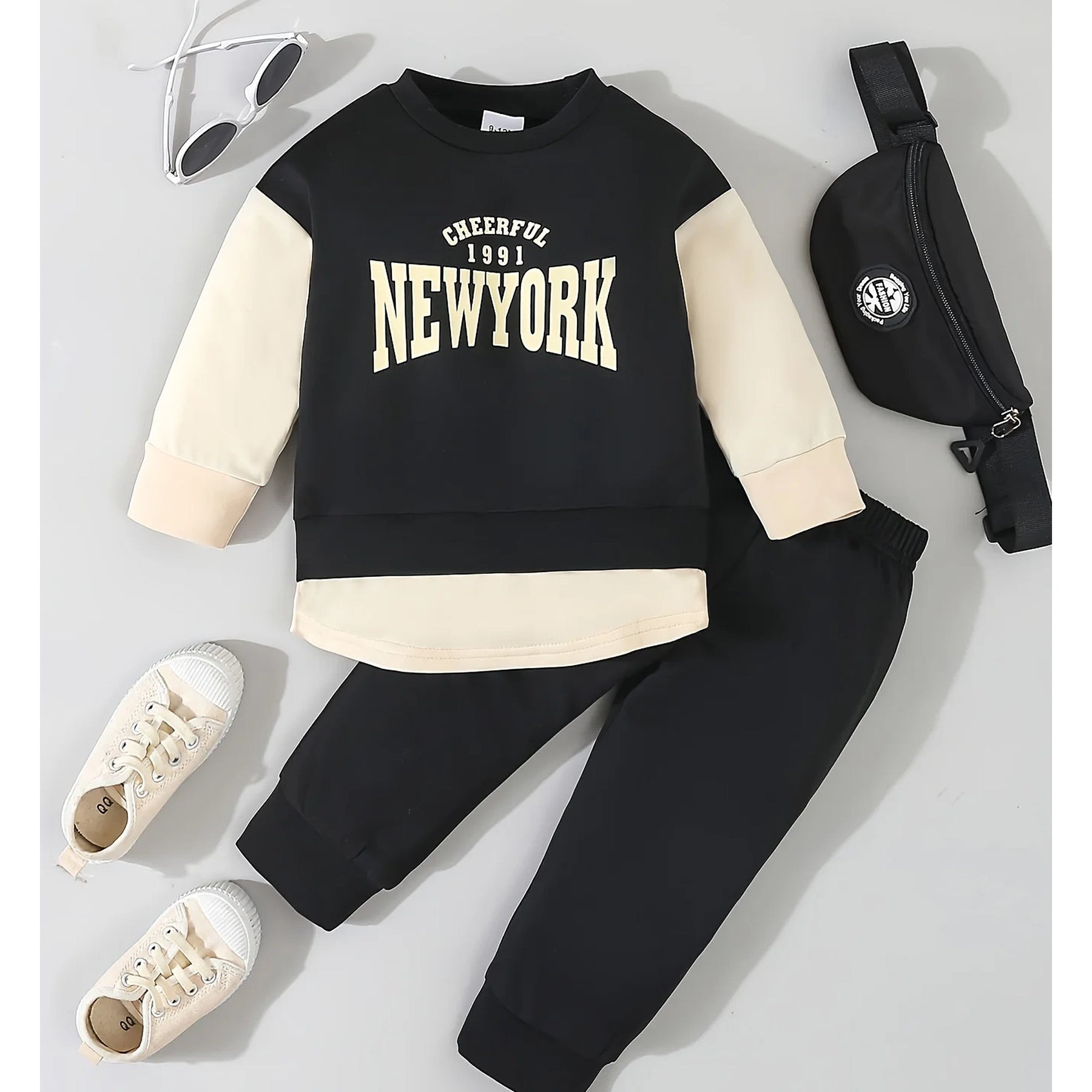 Conjunto Infantil Unisex New York – Estilo e Conforto Urbano