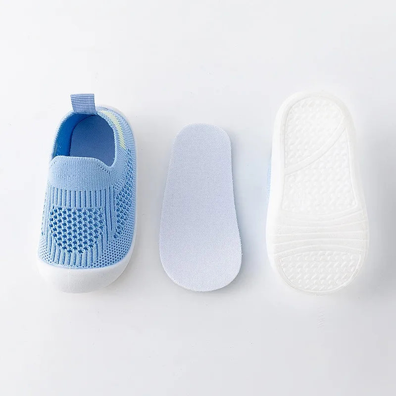 Tênis Infantil Knit Confort – Respirável, Flexível e Seguro para os Primeiros Passos