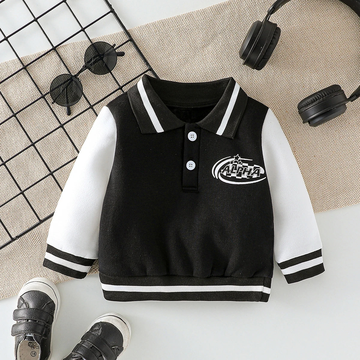 Blusa Infantil Polo Alpha – Estilo Esportivo com Conforto Garantido