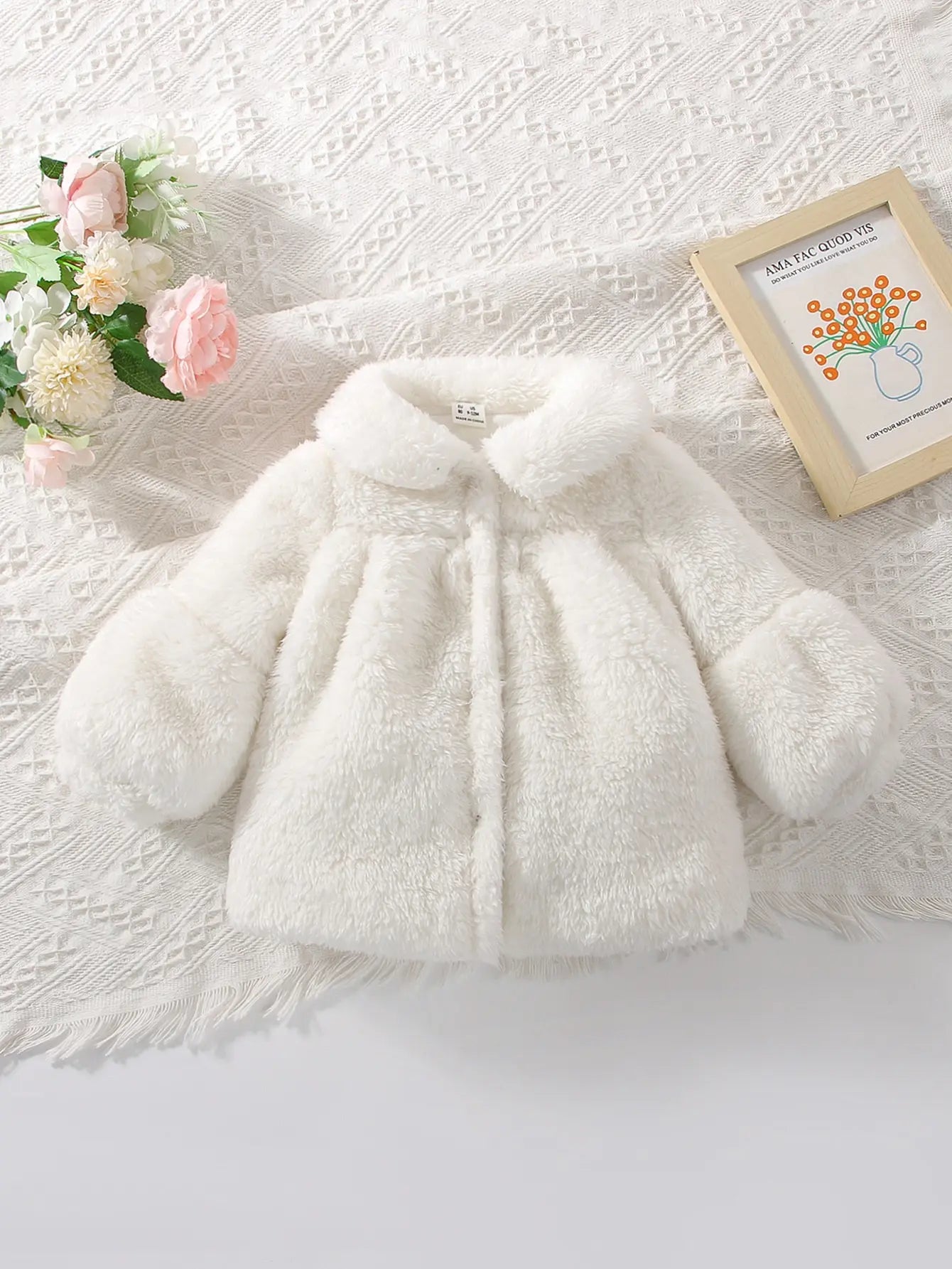 Casaco Infantil Feminino Peluciado Rosa – Conforto e Elegância para o Inverno
