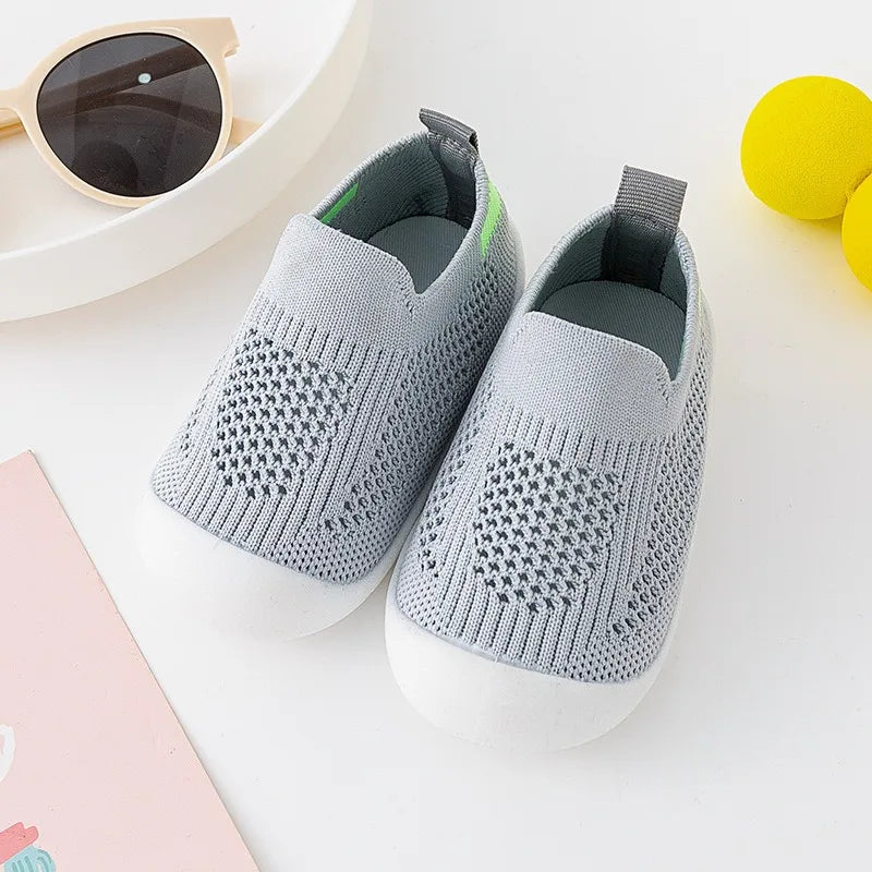 Tênis Infantil Knit Confort – Respirável, Flexível e Seguro para os Primeiros Passos