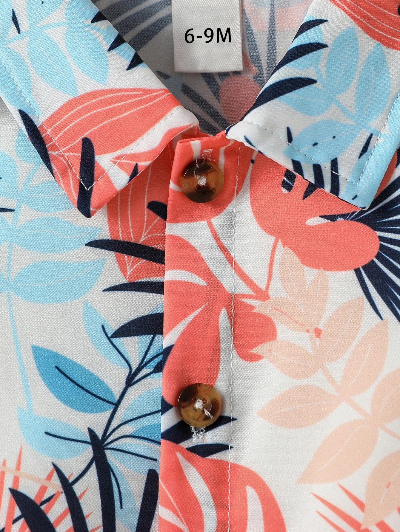 Conjunto Infantil Masculino Estampa Tropical – Camisa e Bermuda