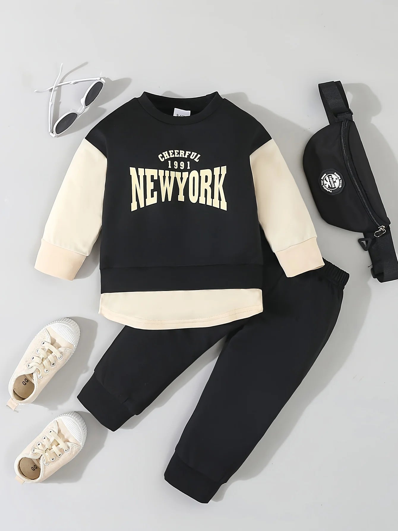 Conjunto Infantil Unisex New York – Estilo e Conforto Urbano