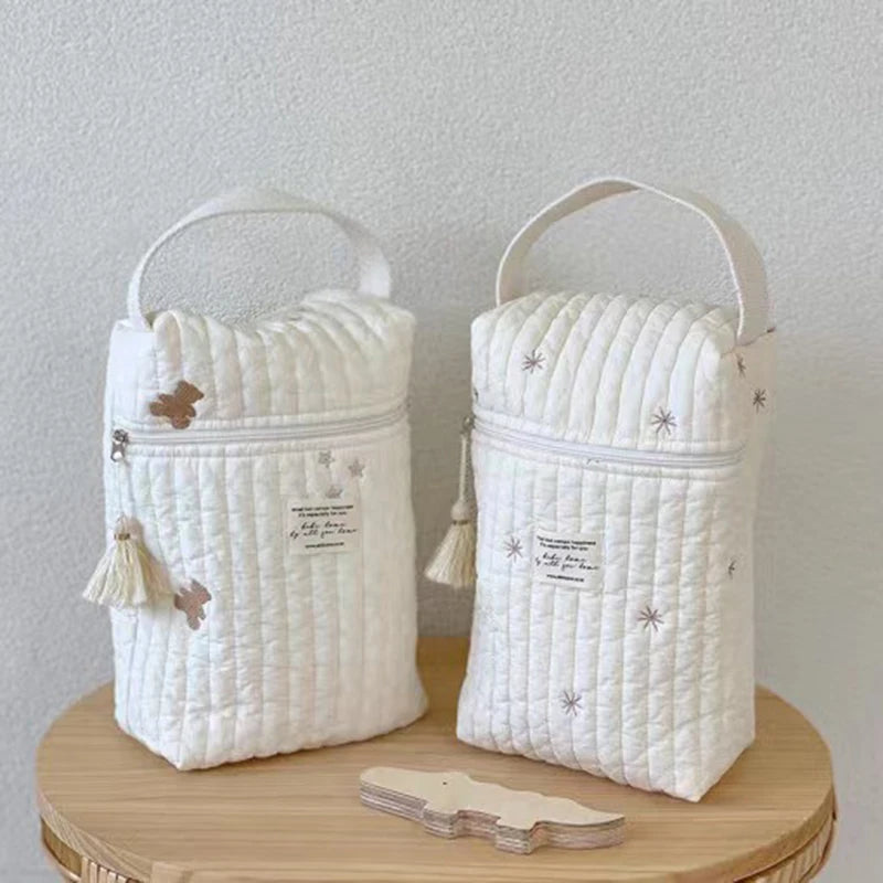 Bolsa Térmica Bordada para Mamadeira – Baby Star