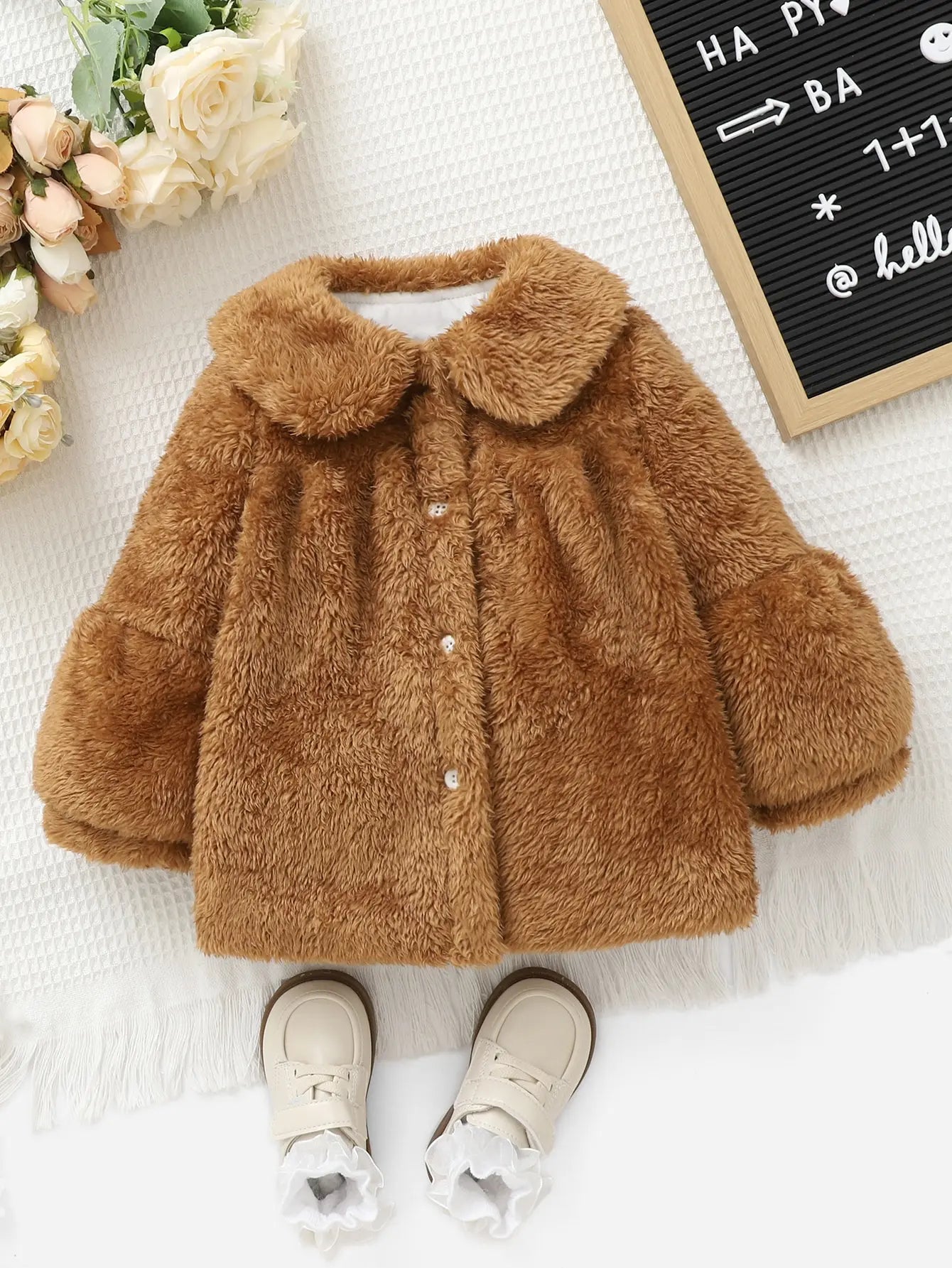Casaco Infantil Feminino Peluciado Rosa – Conforto e Elegância para o Inverno