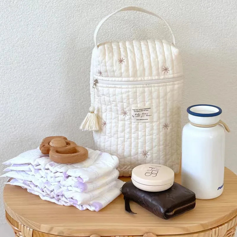 Bolsa Térmica Bordada para Mamadeira – Baby Star