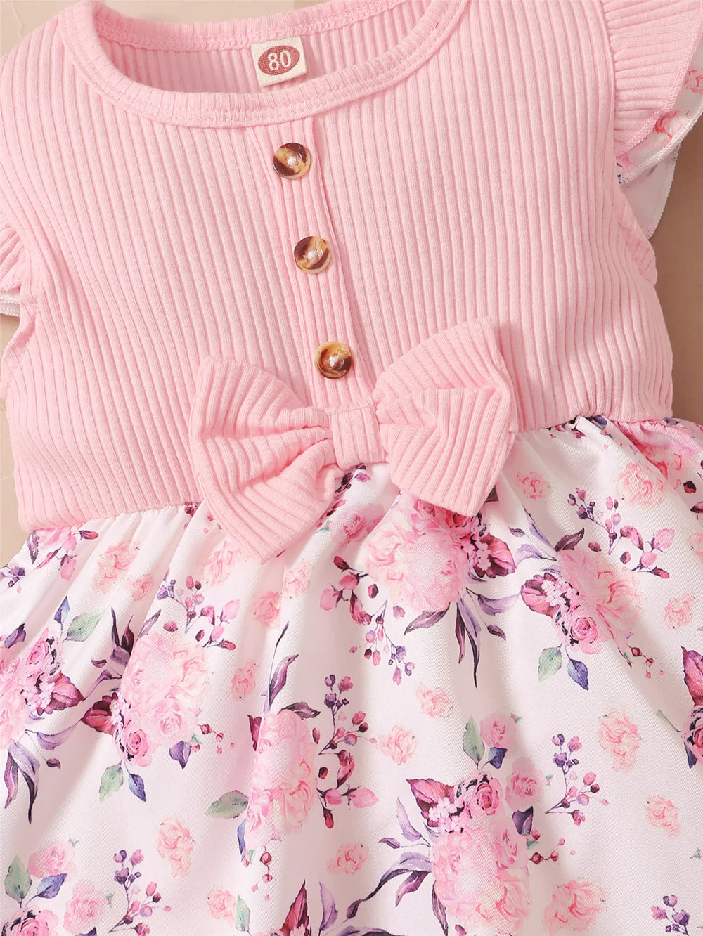 Macacão Vestido Infantil Feminino Floral com Faixa de Cabelo – Charme e Conforto para Bebês
