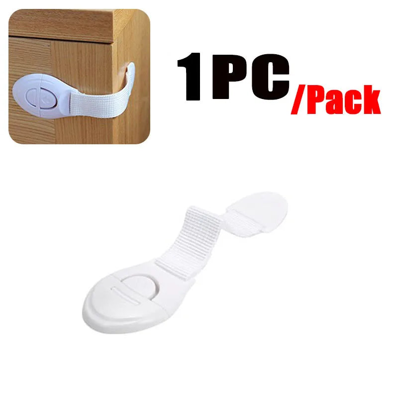 Kit com 10 Travas de Segurança Infantil Missvi para Gavetas e Portas