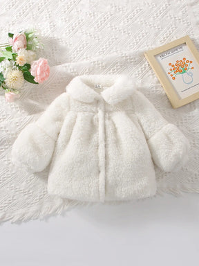 Casaco Infantil Feminino Peluciado Rosa – Conforto e Elegância para o Inverno