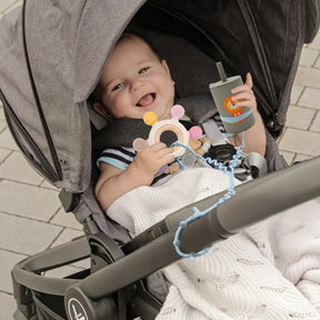 Corrente de Silicone Multiuso para Carrinho de Bebê