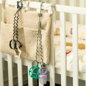 Corrente de Silicone Multiuso para Carrinho de Bebê