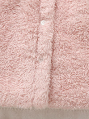 Casaco Infantil Feminino Peluciado Rosa – Conforto e Elegância para o Inverno