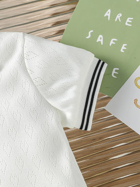 Body Polo Infantil Branco – Conforto e Elegância para o Seu Bebê