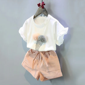 Conjunto Infantil Feminino Sorvetinho – Conforto e Estilo para o Dia a Dia
