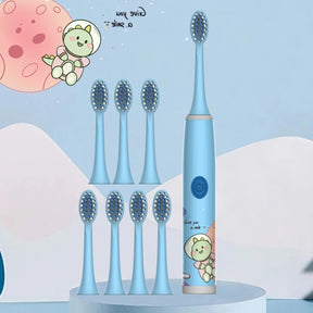 Escova de Dente Elétrica Infantil Missvi Série Espacial Cartoon