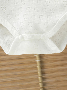 Body Polo Infantil Branco – Conforto e Elegância para o Seu Bebê