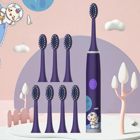 Escova de Dente Elétrica Infantil Missvi Série Espacial Cartoon