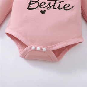 Conjunto Infantil Feminino "Mama is My Bestie" – Estilo e Conforto para o Dia a Dia